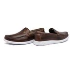 Mocassim Loafer Laroche Santorini em Couro - Chocolate E L