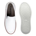 Slip On Titanium em Couro - Branco E L