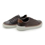 Sapatenis Casual Masculino Titanium em Couro - Café