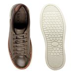 Sapatenis Casual Laroche Titanium em Couro - Oliva