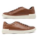 Sapatenis Casual Laroche Titanium em Couro - Conhaque E L