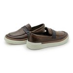 Slip On Loafer Masculino Titanium em Couro - Chocolate