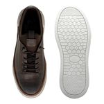 Sapatenis Casual Masculino Titanium em Couro - Café
