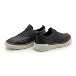 Sapatenis Casual Masculino Titanium em Couro - Preto