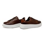 Sapatenis Casual Masculino Laroche Toquio em Couro - Chocolate