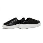 Sapatenis Casual Masculino Laroche Toquio em Couro - Preto