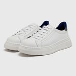 Sapatenis Casual Masculino Laroche Toquio em Couro - Branco