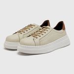 Sapatenis Casual Masculino Laroche Toquio em Couro - Neve