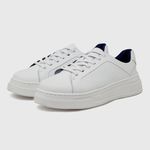Sapatenis Casual Masculino Laroche Toquio em Couro - Branco