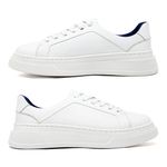 Sapatenis Casual Masculino Laroche Toquio em Couro - Branco