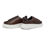 Sapatenis Casual Masculino Laroche Toquio em Couro - Café