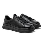 Sapatenis Casual Masculino Laroche Toquio em Couro - Preto