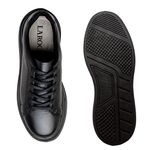Sapatenis Casual Masculino Laroche Toquio em Couro - Preto