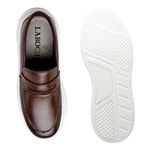 Slip On Loafer Masculino Laroche Toquio em Couro - Café
