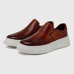 Slip On Masculino Laroche Toquio em Couro - Brown