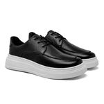 Sapatenis Casual Masculino Laroche Toquio em Couro - Preto