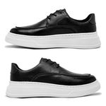 Sapatenis Casual Masculino Laroche Toquio em Couro - Preto