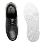 Sapatenis Casual Masculino Laroche Toquio em Couro - Preto