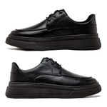 Sapatenis Casual Masculino Laroche Toquio em Couro - Preto