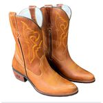 Bota Texana Feminina Havana Bico Fino 