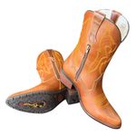 Bota Texana Feminina Havana Bico Fino 