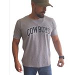 Camiseta Cinza Mescla Cowboys
