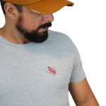 Camiseta Cinza Long Live