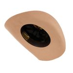Chapéu Feltro Premium Camel Forro Cetim