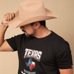 Chapéu Feltro Premium Camel Forro Cetim