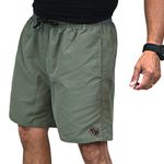Shorts Masculino Tactel Verde Militar