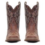 Bota Western Feminina Vimar Boots 13157 Fossil Castanho