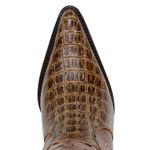 Bota Country Feminina Capelli Boots King Croco Caramelo