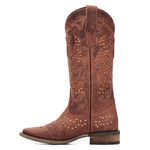 Bota Western Feminina Vimar Boots 13024 Fossil Castanho