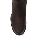 Bota Texana Masculina Bulls Horse 50016 Couro Gel Crazy Horse Café