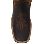 Bota Texana Masculina Bulls Horse 50021 Couro Gel Crazy Horse Café