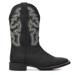Bota Texana Masculina Bulls Horse 50038 Couro Gel Discovery Preta