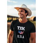 Camiseta Masculina TexasKing® TXK Mapa USA