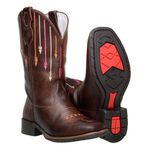 Bota Texana Feminina Capelli Boots Fóssil Café