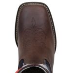 Bota Texana Masculina Estampa Águia em Couro