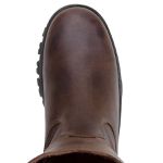 Bota Texana Masculina Work Trilha Café em Couro