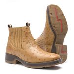 Workboot Strong Shock Vimar Boots 82081 Avestruz Original Conhaque