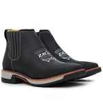 Workboot Zebu Original 93020 Gel Couro Rustic Preto