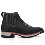 Workboot Zebu Original 93020 Gel Couro Rustic Preto