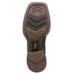 Bota Texana Masculina Bandeira Café Texas em Couro