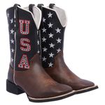 Bota Texana Masculina U.S.A em Couro