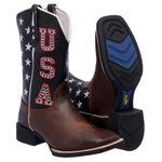 Bota Texana Masculina U.S.A em Couro