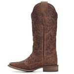 Bota Western Feminina Vimar Boots 13103 Fóssil Castanho