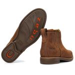 Botina Zebu Original 80050 Gel Couro Mustang Sella