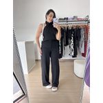 Blusa Frente Unica Gola -Preta
