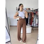 Cropped Regata liso básico dia a dia Suplex forro duplo- Branco